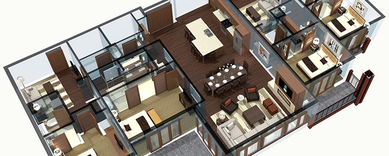 4 bedroom Colorado residence floor plan