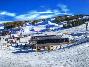 View of the Colorado and Rocky Mountain SuperChairs