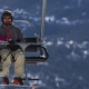 family riding ski lift at Breckenridge